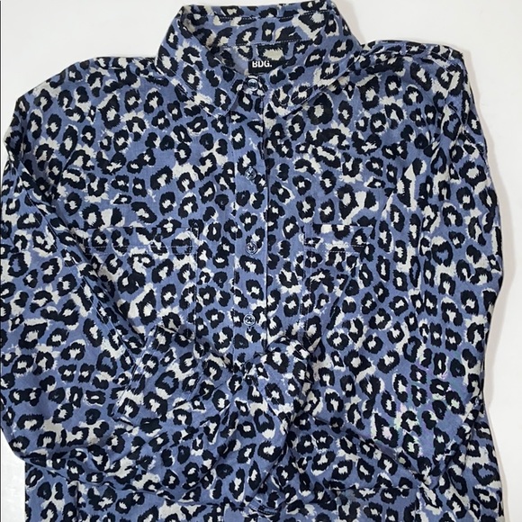 BDG Leopard Print Button Down Shirt - Picture 7 of 16